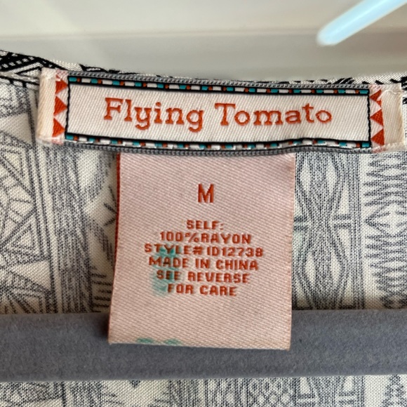 Flying Tomato Aztec Print Dress Medium - Picture 3 of 8